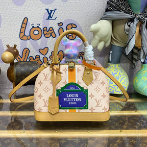 LV M23502 Louis Vuitton Alma BB Bag Beige/Ochre - Default Title - View 1