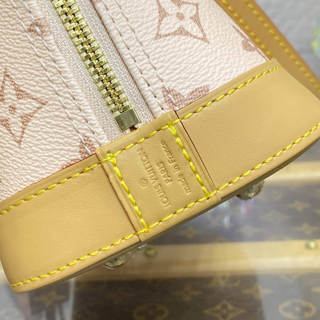 LV M23502 Louis Vuitton Alma BB Bag Beige/Ochre - Default Title - View 6