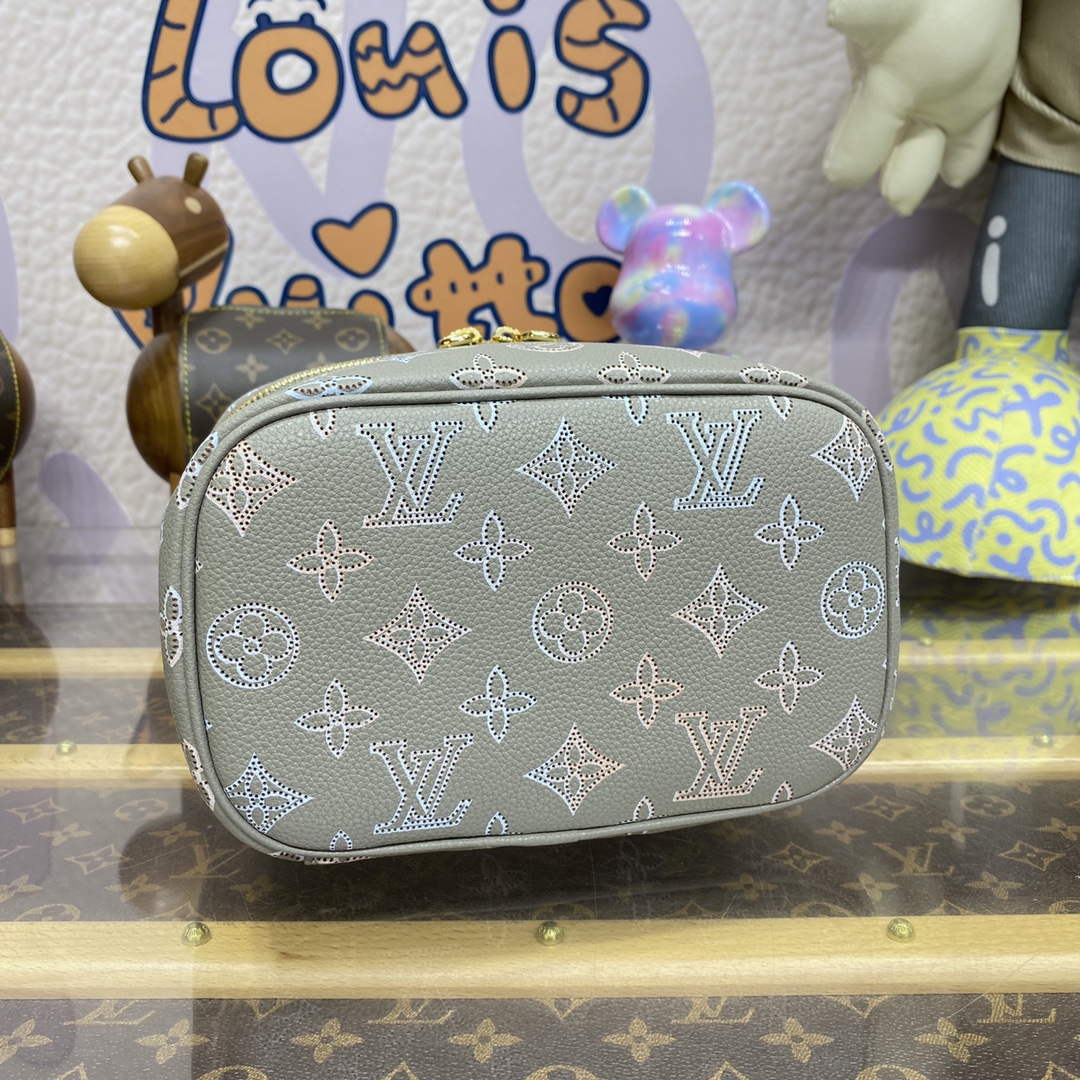 LV M23550 Louis Vuitton Nice Mini Vanity Case Gray - Default Title - View 4