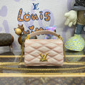 LV M23568 Louis Vuitton GO-14 MM Bag Beige/Pink - Default Title - View 1