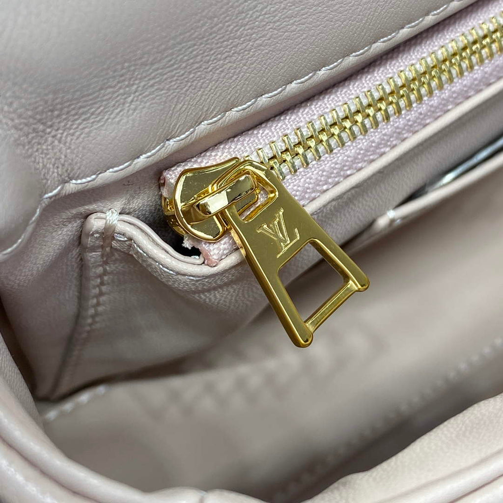 LV M23568 Louis Vuitton GO-14 MM Bag Beige/Pink