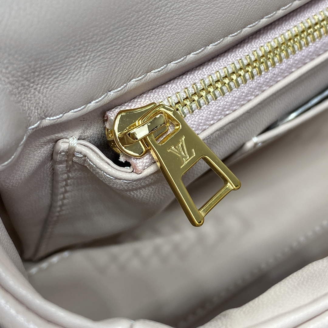 LV M23568 Louis Vuitton GO-14 MM Bag Beige/Pink - Default Title - View 7