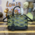 LV M23576 Louis Vuitton Alma BB Bag Black/Green - Default Title - View 1