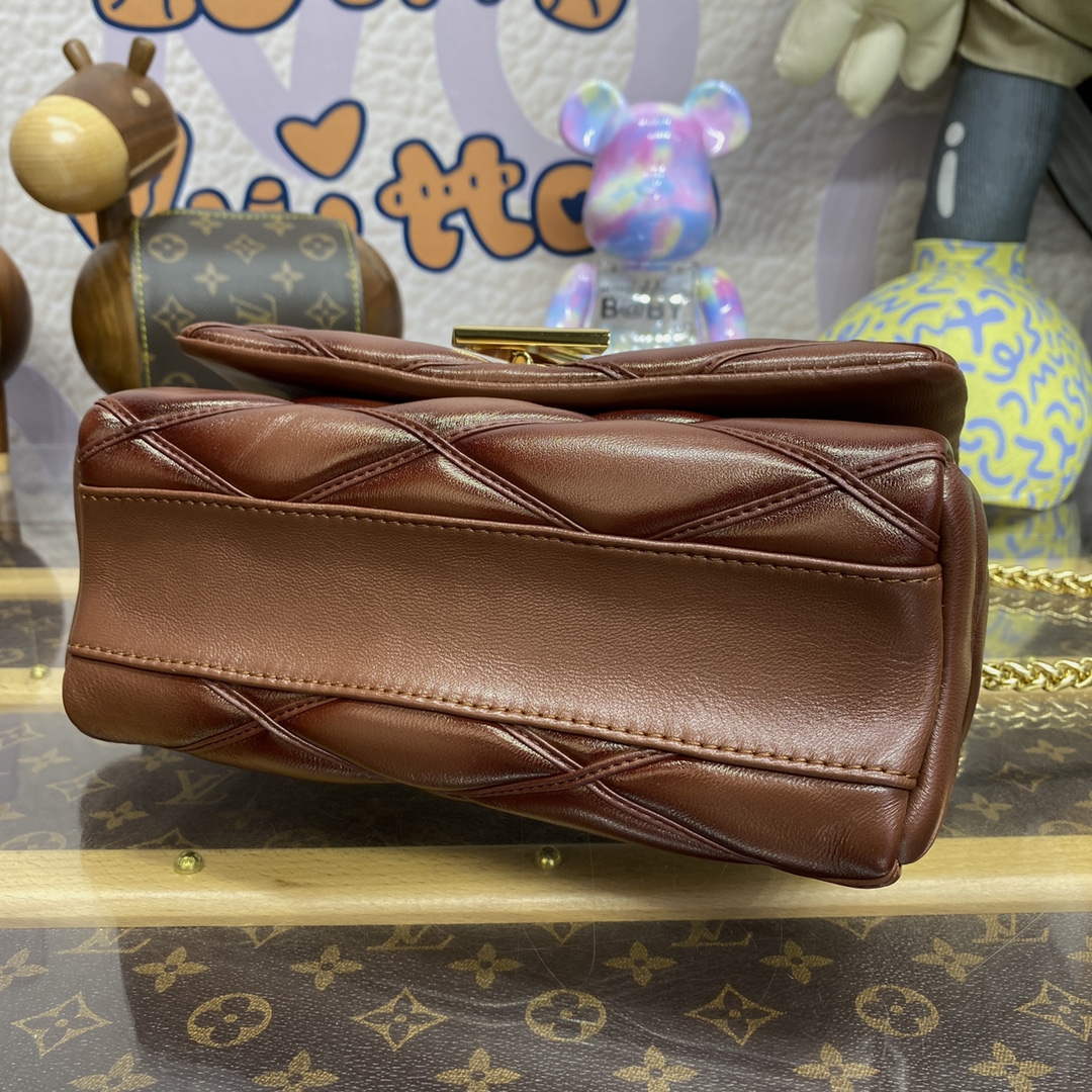 LV M23601 Louis Vuitton GO-14 MM Bag Smoked Tan - Default Title - View 4