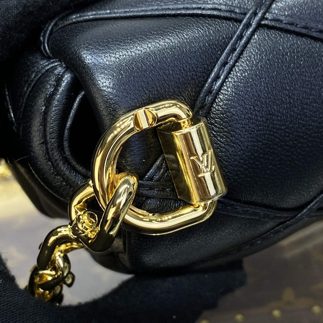 LV M23625 Louis Vuitton Pico GO-14 Bag Black - Default Title - View 6