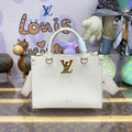 LV M23637 Louis Vuitton Lock & Go Handbag Quartz