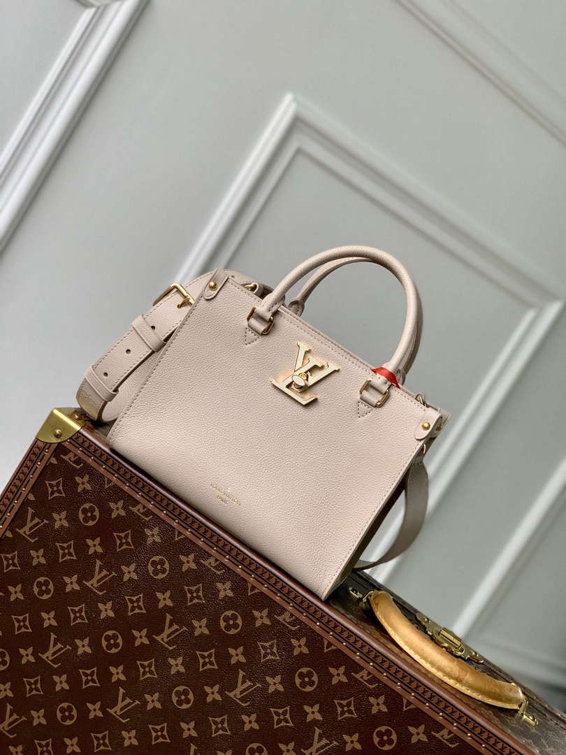 LV M23637 Louis Vuitton Lock & Go Handbag Quartz - Default Title - View 1