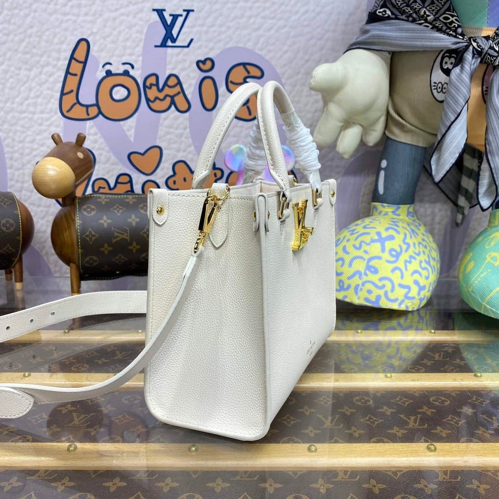 LV M23637 Louis Vuitton Lock & Go Handbag Quartz