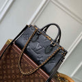 LV M23640 Louis Vuitton OnTheGo East West Tote Bag Black - Default Title - View 1