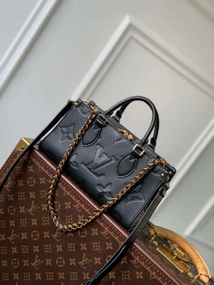 LV M23640 Louis Vuitton OnTheGo East West Tote Bag Black - Default Title - View 1