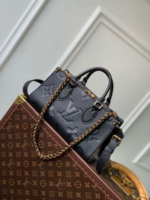 LV M23640 Louis Vuitton OnTheGo East West Tote Bag Black - Default Title - View 2