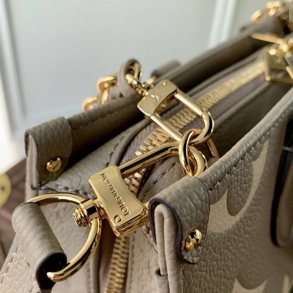 LV M23641 Louis Vuitton OnTheGo East West Tote Bag Bicolor Monogram Empreinte Leather