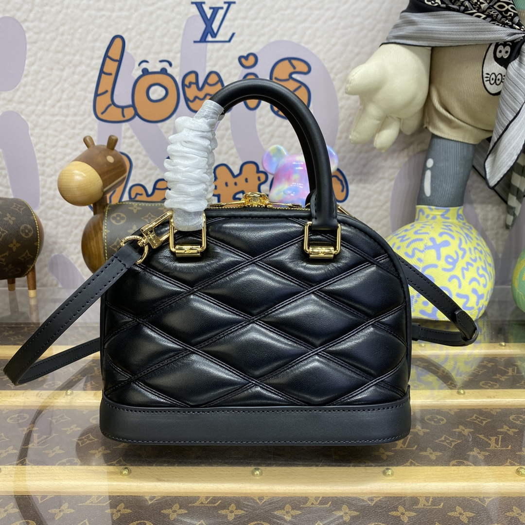 LV M23666 Louis Vuitton Alma BB Bag Black - Default Title - View 2