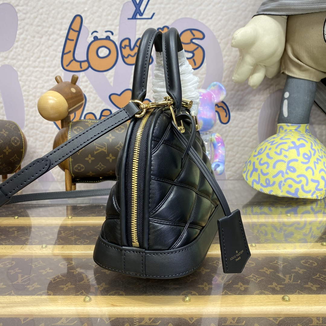 LV M23666 Louis Vuitton Alma BB Bag Black - Default Title - View 3
