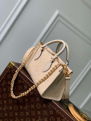 LV M23698 Louis Vuitton OnTheGo East West Tote Bag Cream - Default Title - View 3