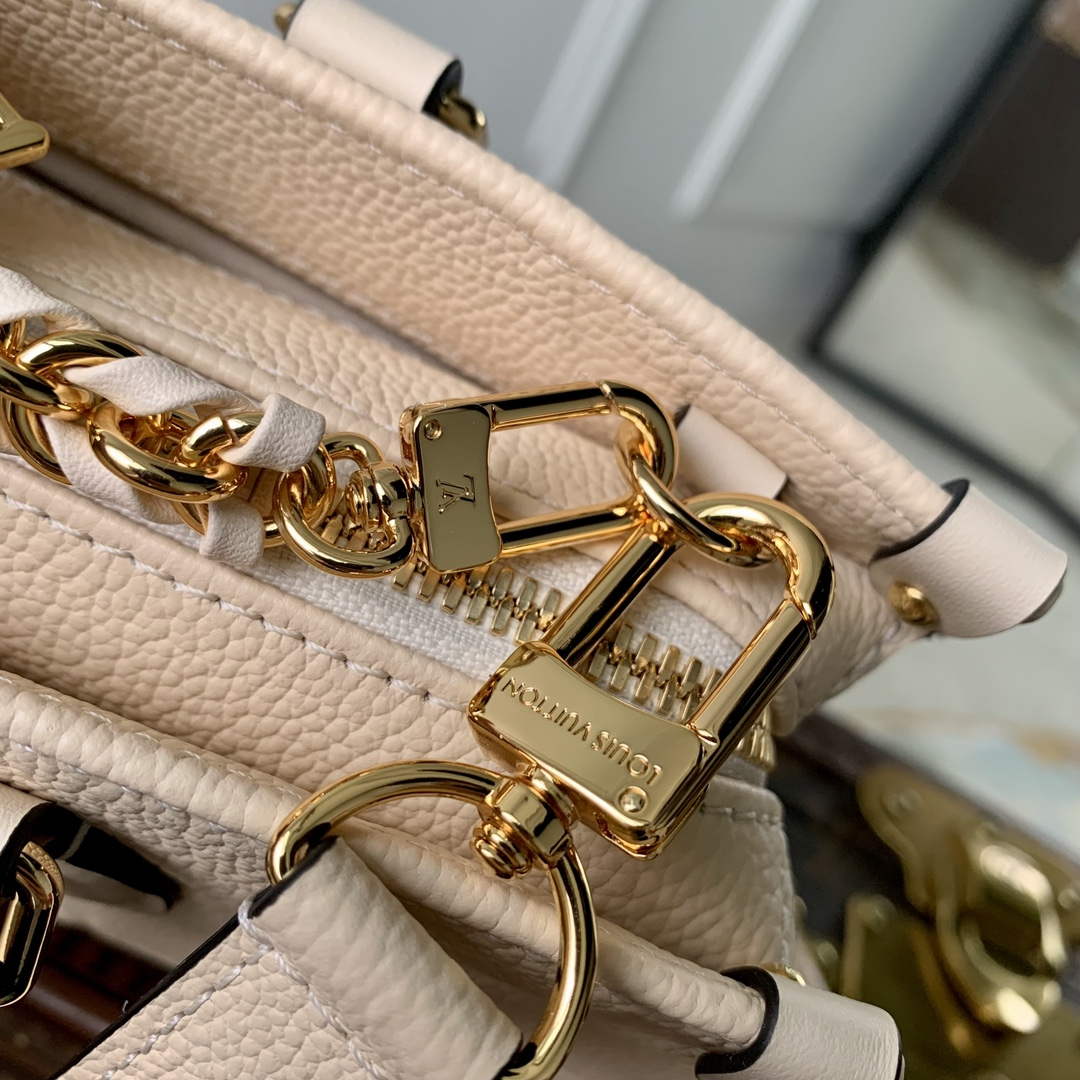 LV M23698 Louis Vuitton OnTheGo East West Tote Bag Cream - Default Title - View 6