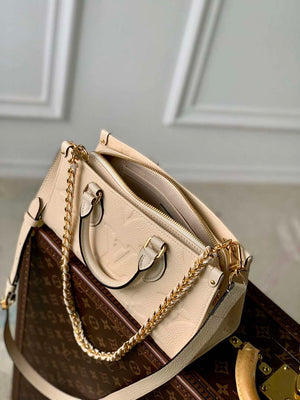 LV M23698 Louis Vuitton OnTheGo East West Tote Bag Cream - Default Title - View 9