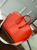 LV M23717 Louis Vuitton Alma Travel GM Bag Vermillon Red