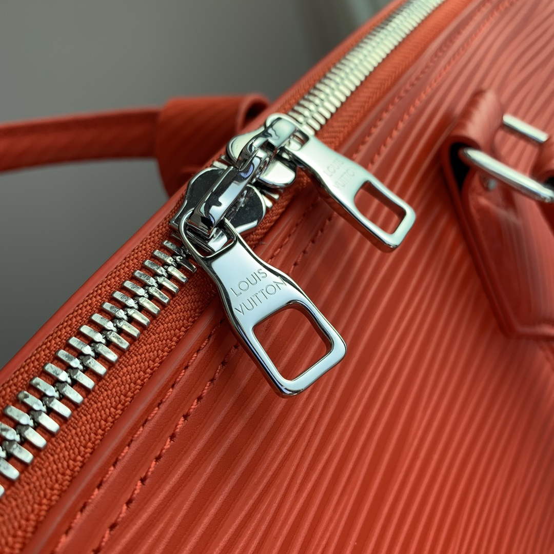 LV M23717 Louis Vuitton Alma Travel GM Bag Vermillon Red - Default Title - View 5