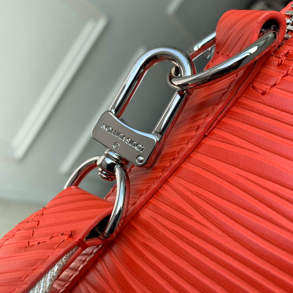 LV M23717 Louis Vuitton Alma Travel GM Bag Vermillon Red