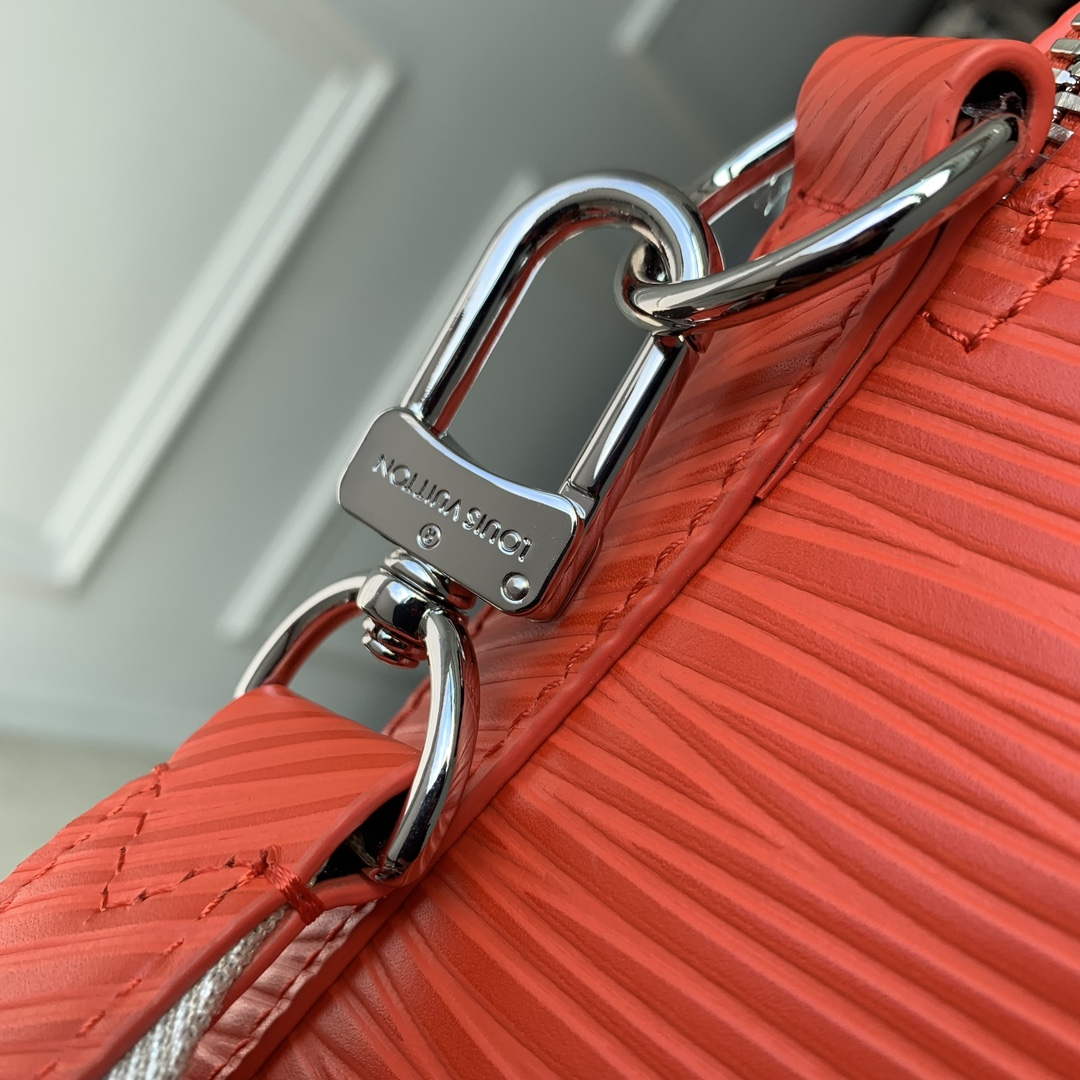 LV M23717 Louis Vuitton Alma Travel GM Bag Vermillon Red - Default Title - View 6