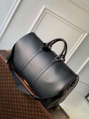 LV M23721 Louis Vuitton Keepall Bandouliere 50 Bag Black - Default Title - View 2