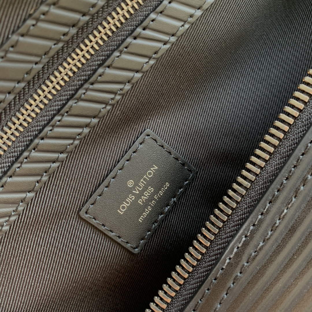 LV M23721 Louis Vuitton Keepall Bandouliere 50 Bag Black