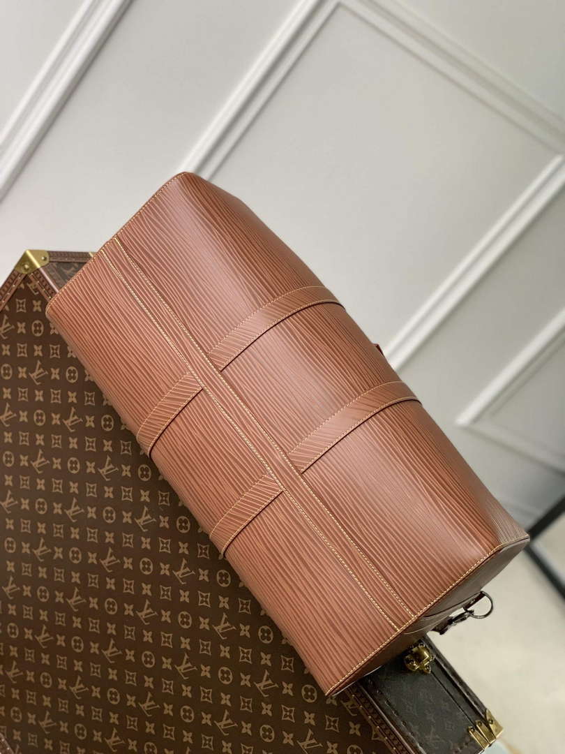 LV M23721 Louis Vuitton Keepall Bandouliere 50 Bag Brown