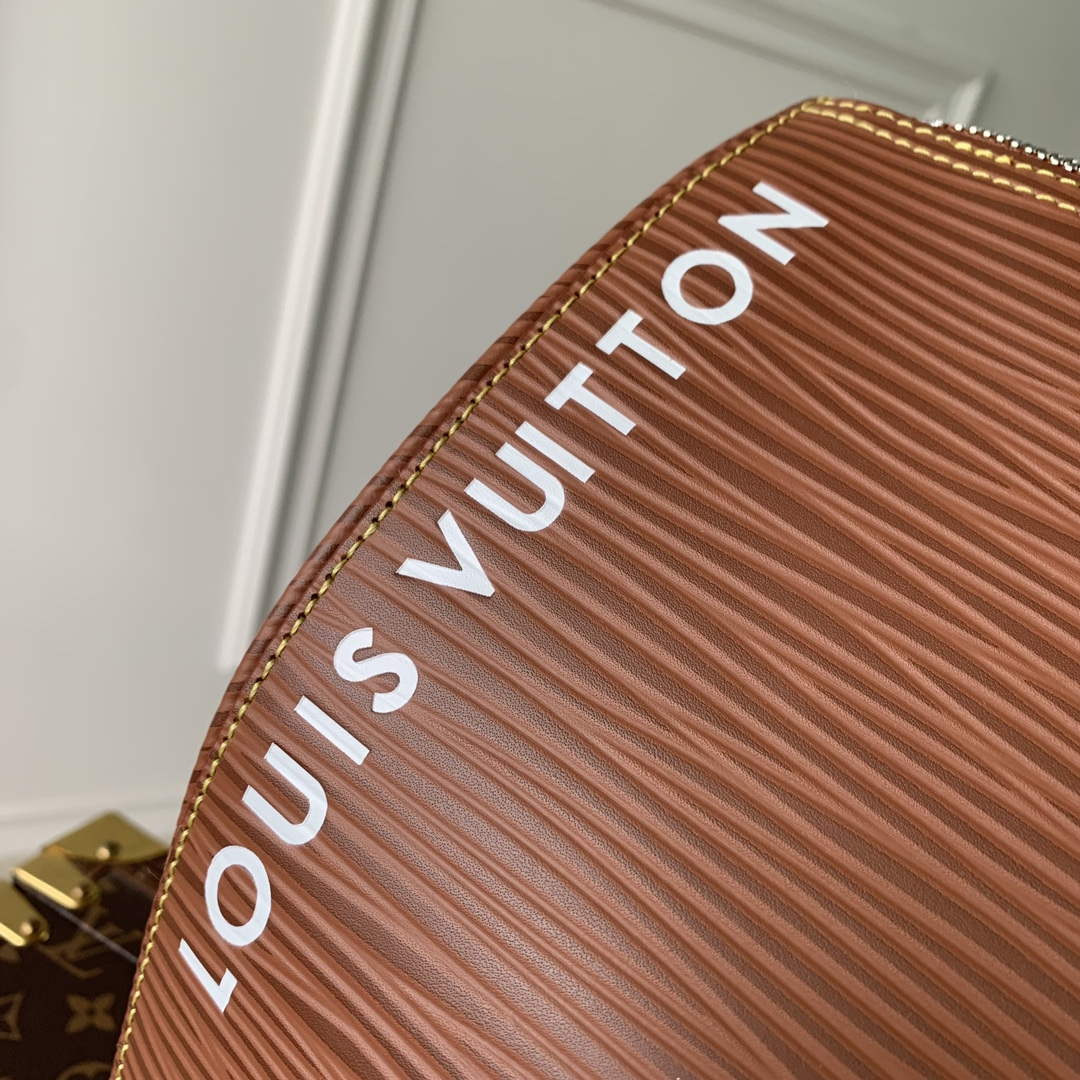 LV M23721 Louis Vuitton Keepall Bandouliere 50 Bag Brown
