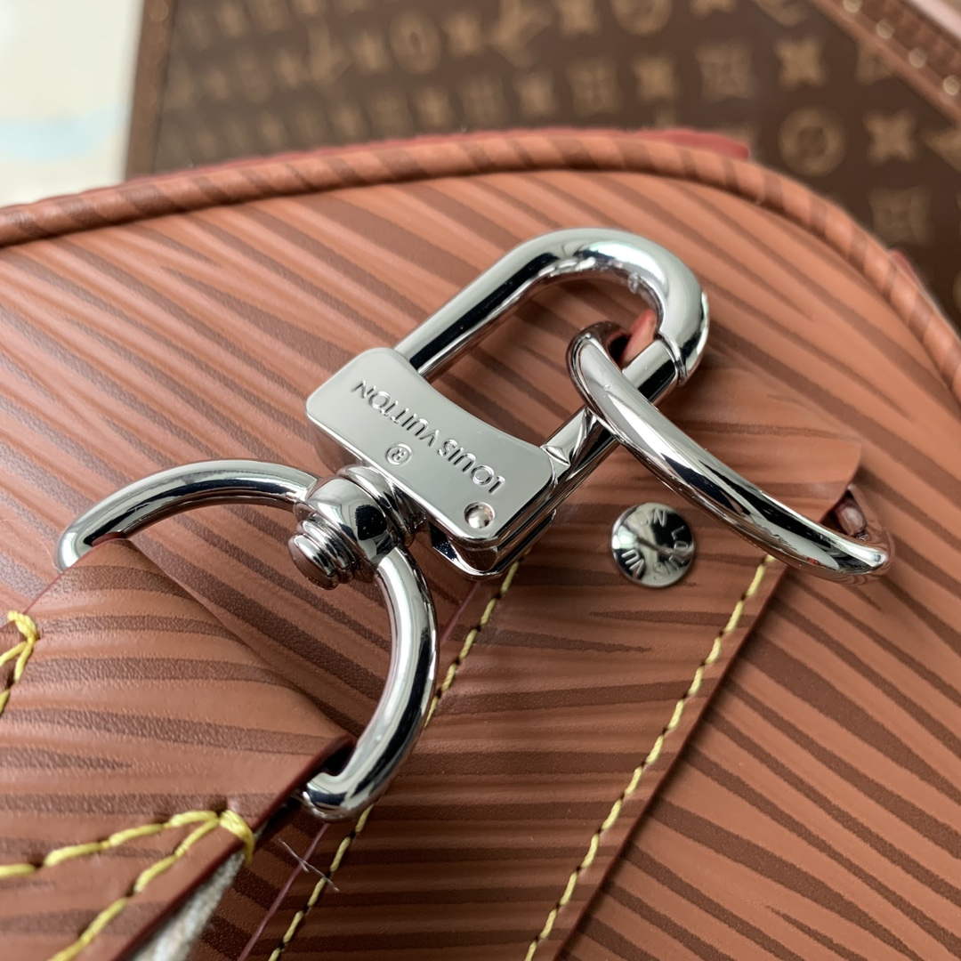 LV M23721 Louis Vuitton Keepall Bandouliere 50 Bag Brown - Default Title - View 7