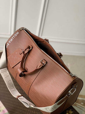 LV M23721 Louis Vuitton Keepall Bandouliere 50 Bag Brown - Default Title - View 8