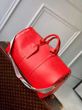 LV M23721 Louis Vuitton Keepall Bandouliere 50 Bag Vermillion Red
