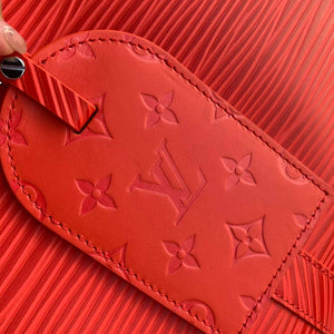 LV M23721 Louis Vuitton Keepall Bandouliere 50 Bag Vermillion Red - Default Title - View 5