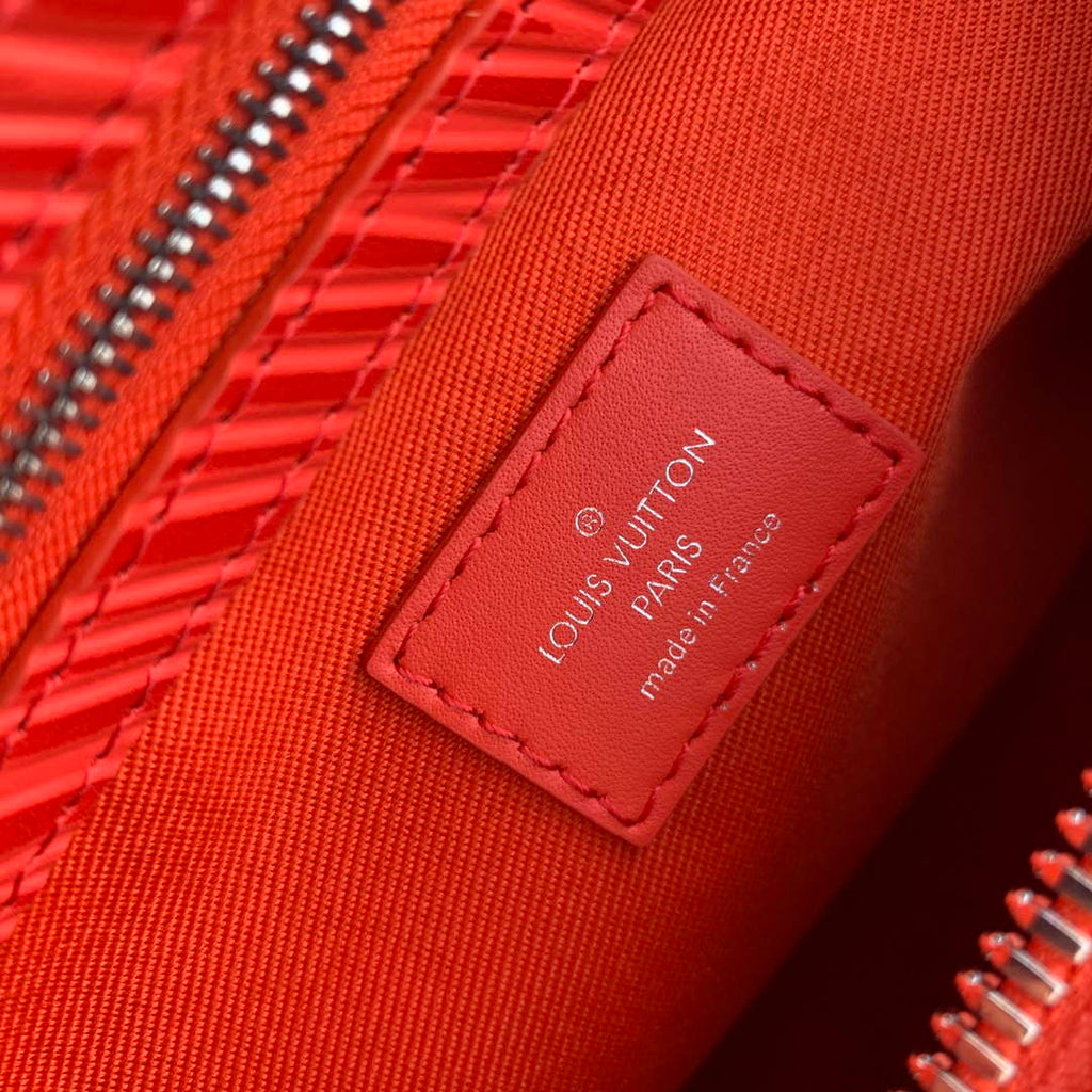 LV M23721 Louis Vuitton Keepall Bandouliere 50 Bag Vermillion Red