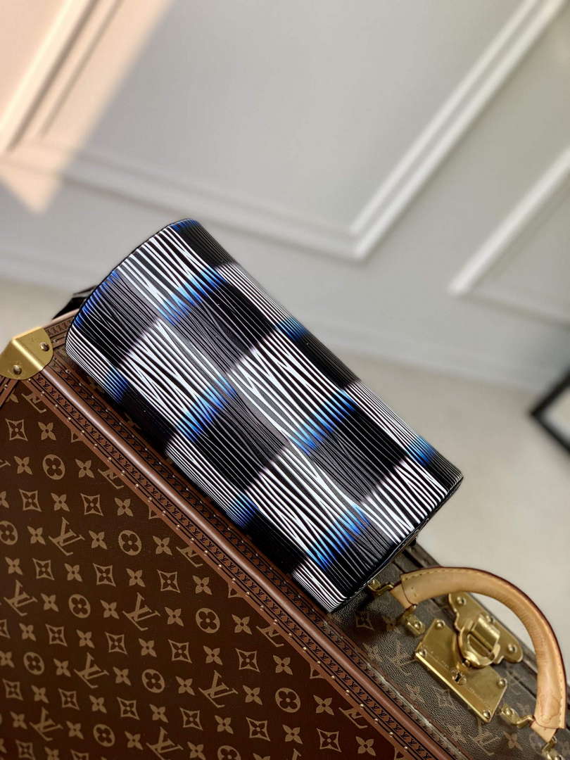 LV M23744 Louis Vuitton Soft Polochon PM Bag Blue Moon - Default Title - View 3