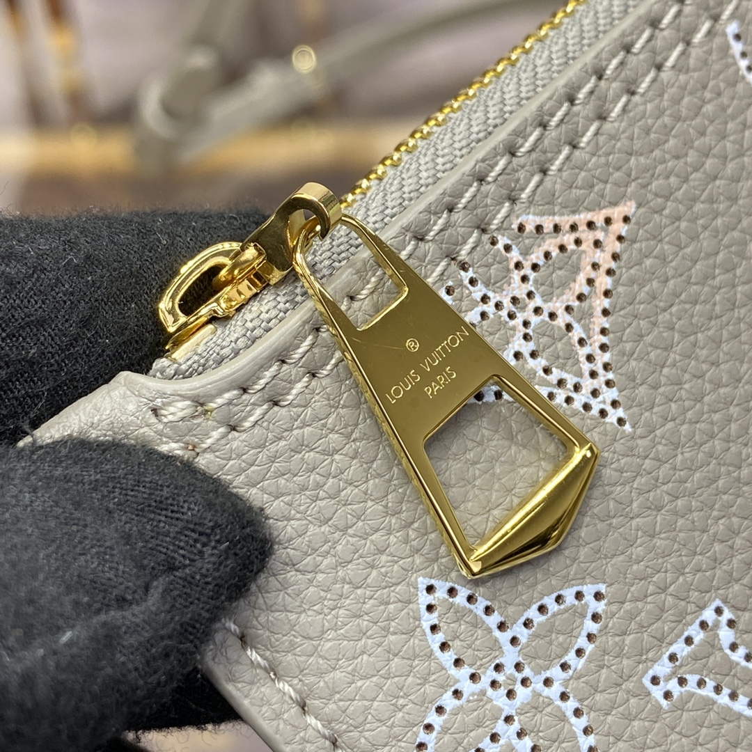 LV M23758 Louis Vuitton Blossom PM Tote Bag Gray - Default Title - View 7