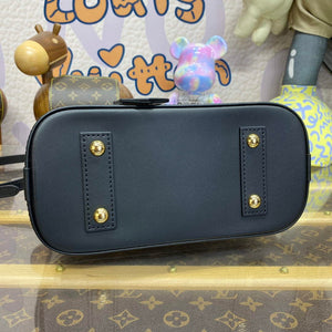 LV M23761 Louis Vuitton Alma BB Bag Black/White - Default Title - View 4