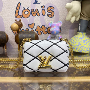 LV M23762 Louis Vuitton Pico GO-14 Bag Black/White - Default Title - View 1