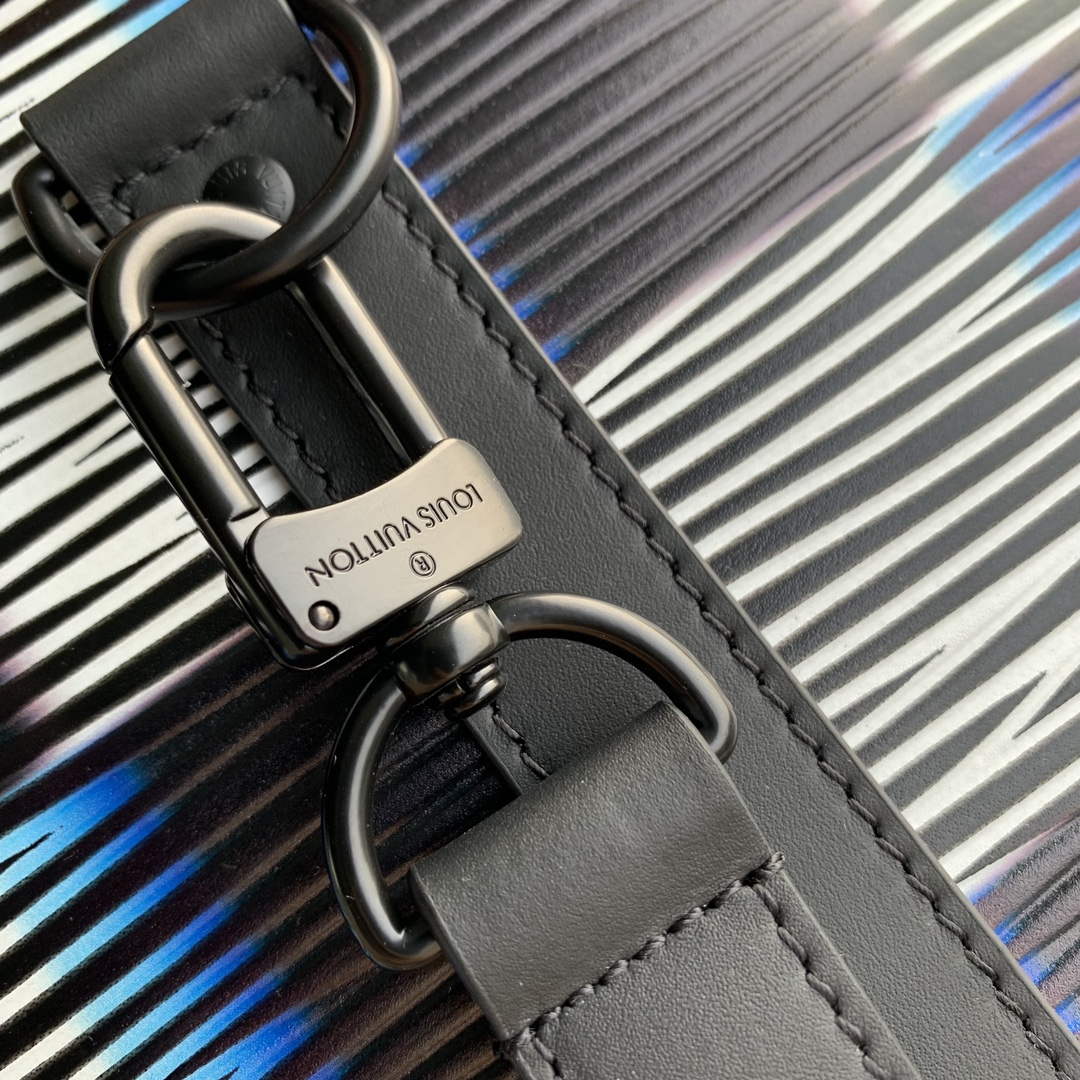 LV M23771 Louis Vuitton Keepall Bandouliere 50 Bag Blue Moon
