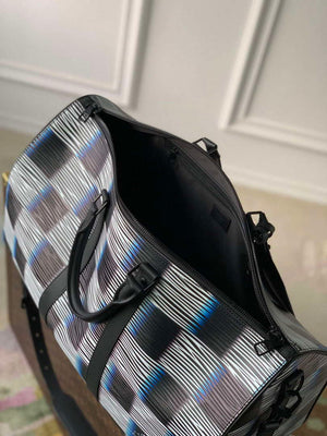 LV M23771 Louis Vuitton Keepall Bandouliere 50 Bag Blue Moon - Default Title - View 8