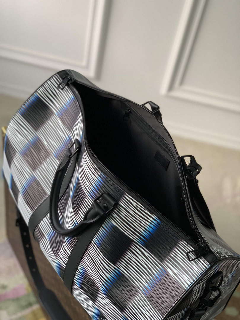 LV M23771 Louis Vuitton Keepall Bandouliere 50 Bag Blue Moon - Default Title - View 8