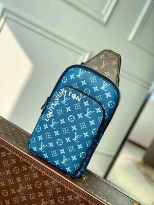 LV M23782 Louis Vuitton Avenue Slingbag NM Atlantic Blue - Default Title - View 1