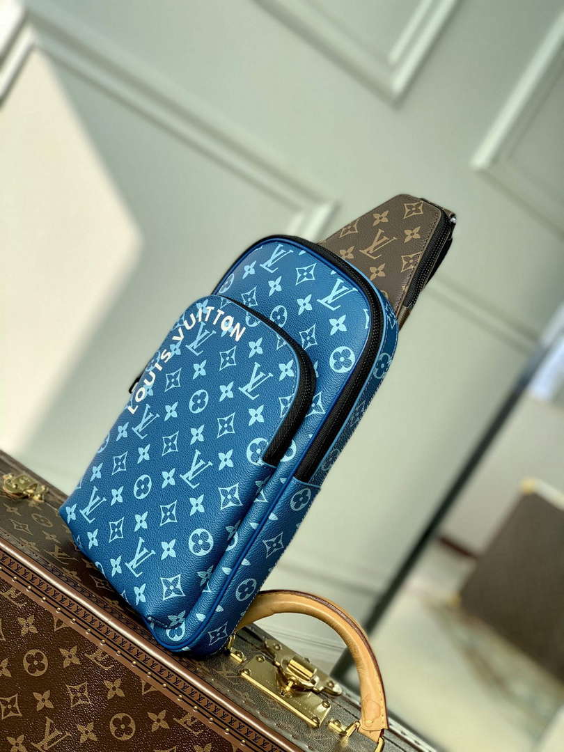 LV M23782 Louis Vuitton Avenue Slingbag NM Atlantic Blue - Default Title - View 3