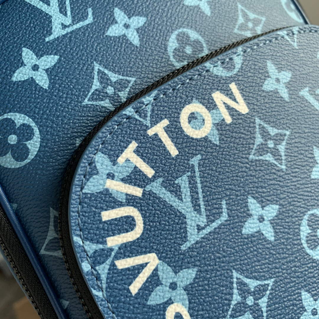 LV M23782 Louis Vuitton Avenue Slingbag NM Atlantic Blue - Default Title - View 5