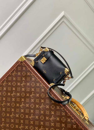 LV M23817 Louis Vuitton Side Trunk PM Bag Black - Default Title - View 1