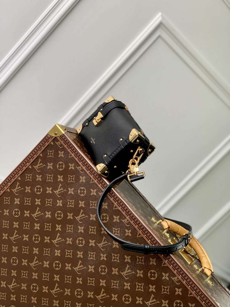 LV M23817 Louis Vuitton Side Trunk PM Bag Black - Default Title - View 2