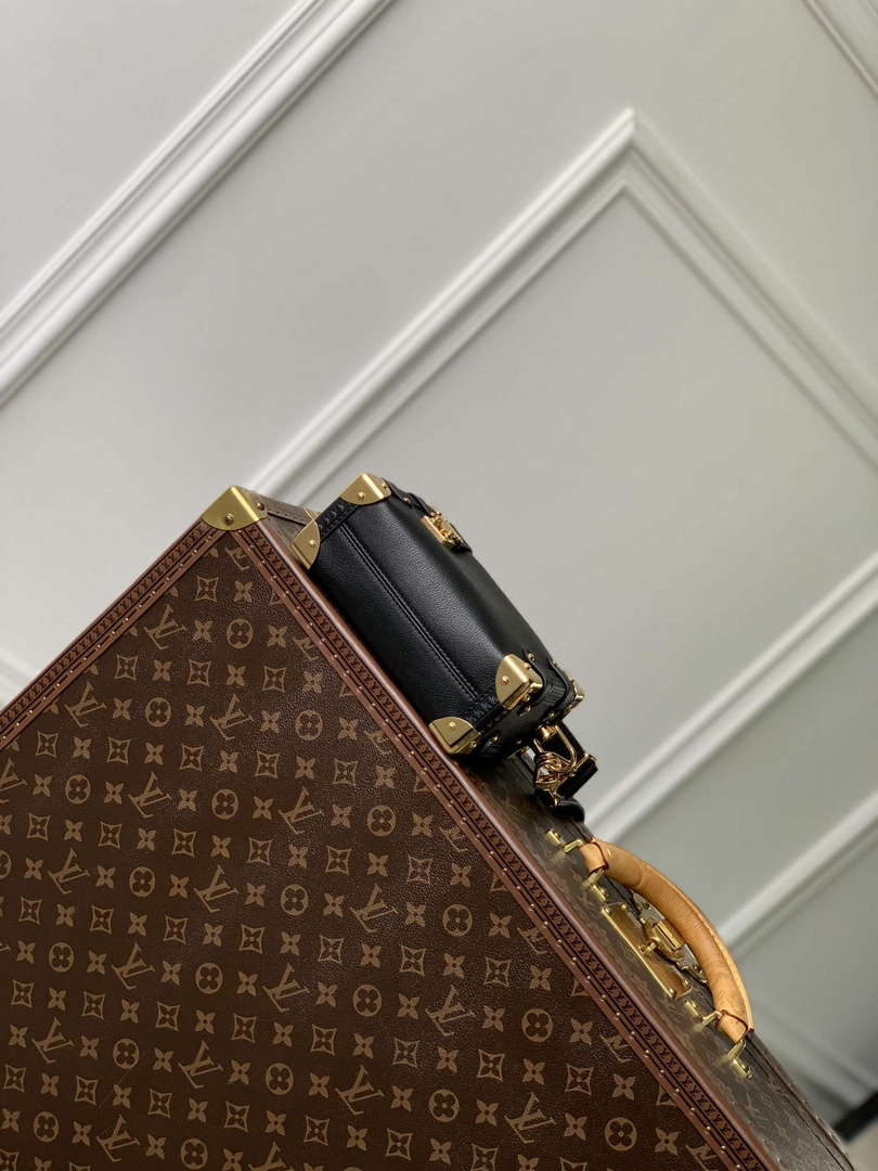 LV M23817 Louis Vuitton Side Trunk PM Bag Black