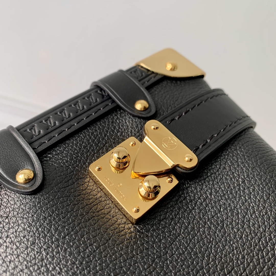 LV M23817 Louis Vuitton Side Trunk PM Bag Black - Default Title - View 5