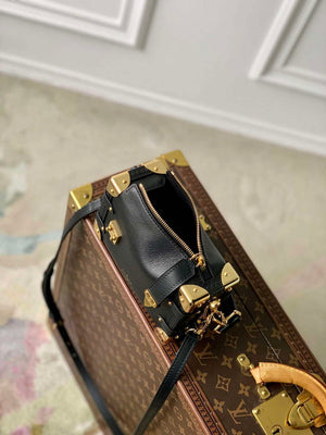 LV M23817 Louis Vuitton Side Trunk PM Bag Black - Default Title - View 9