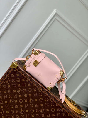 LV M23817 Louis Vuitton Side Trunk PM Handbag Opal Pink - Default Title - View 1